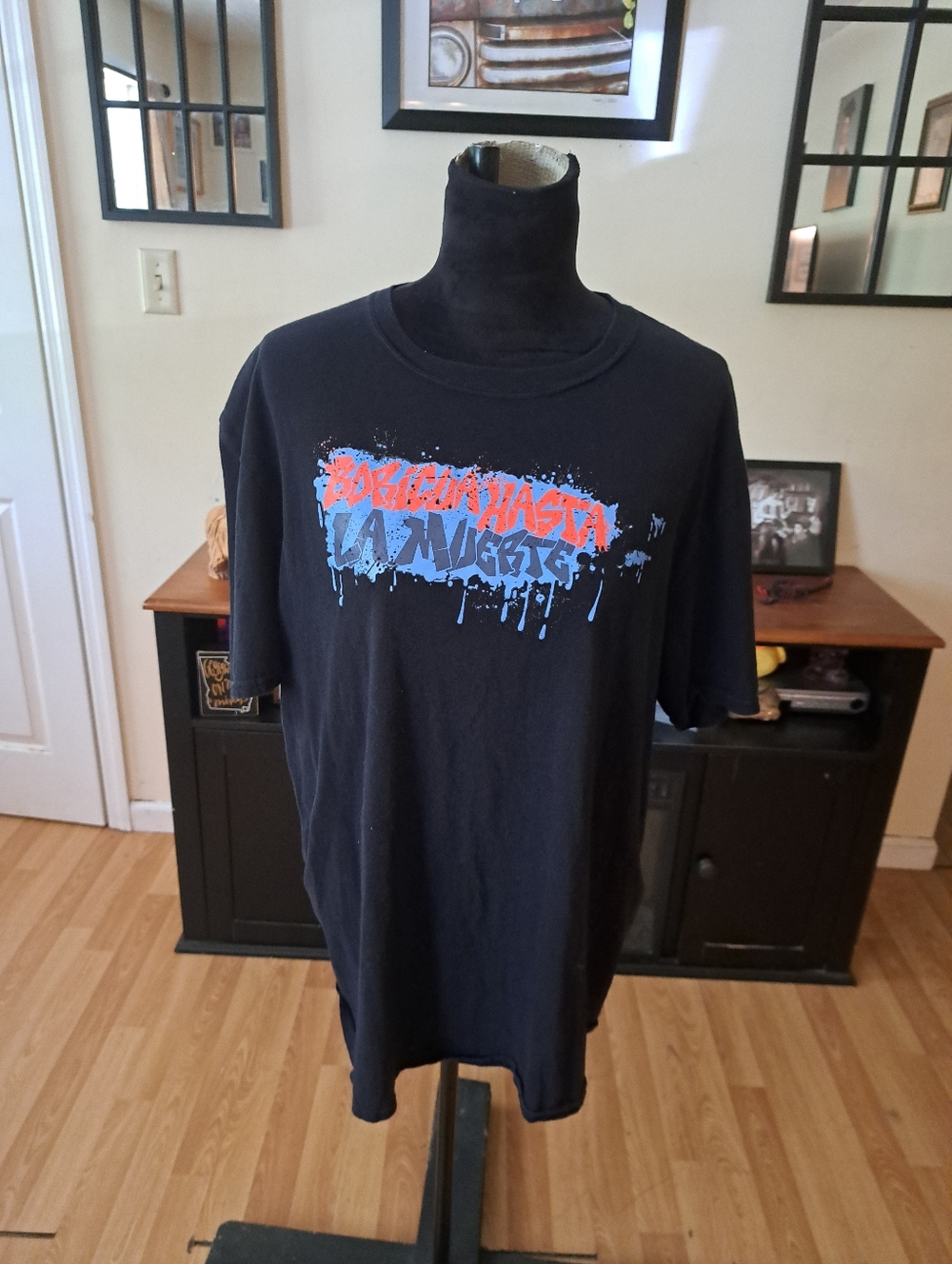 XL Palmar Boricua Hasta la Muerte Puerto Rican Pride Tee Tshirt Short Sleeve